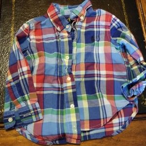 Ralph Lauren boy size 18 months polo dress shirt